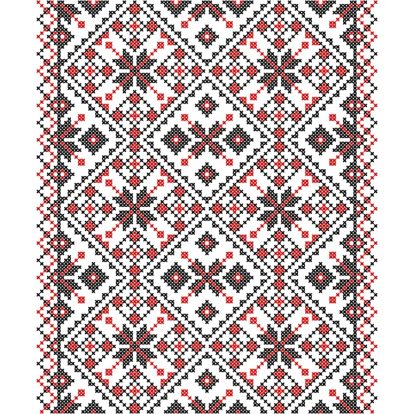 Broderie. Ornament național ucrainean — Vector de stoc