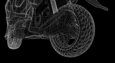 Scooter bir arka plan üzerinde