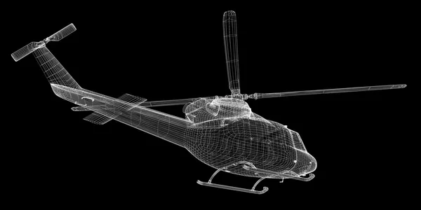 Helikopter wojskowy transport morski — Zdjęcie stockowe