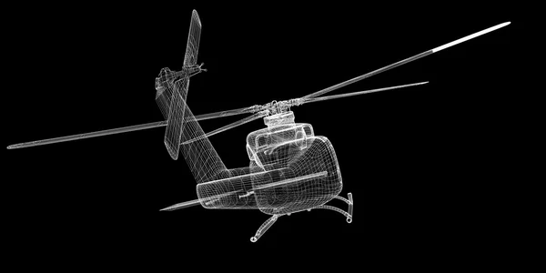 Helikopter wojskowy transport morski — Zdjęcie stockowe