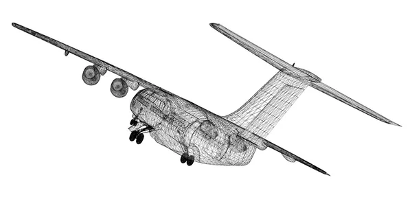 Εμπορικό αεροσκάφος — Φωτογραφία Αρχείου