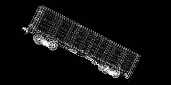 Грузовой вагон — стоковое фото