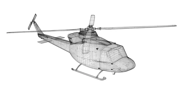 Вертоліт, військово-морські перевезення — стокове фото