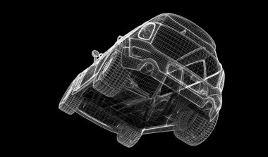 araba 3d modeli