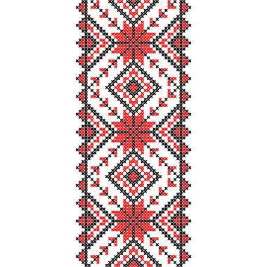 Embroidery. Ukrainian national ornament clipart