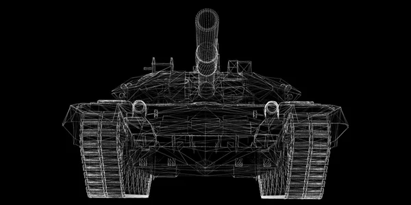 Военный танк — стоковое фото