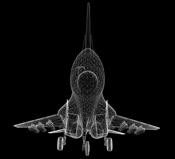 Avcı uçağı — Stok fotoğraf