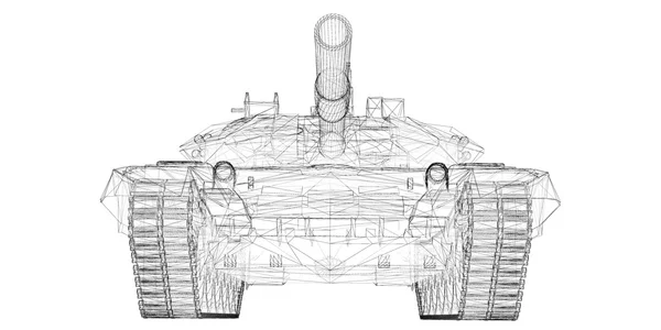 Militaire tank — Stockfoto