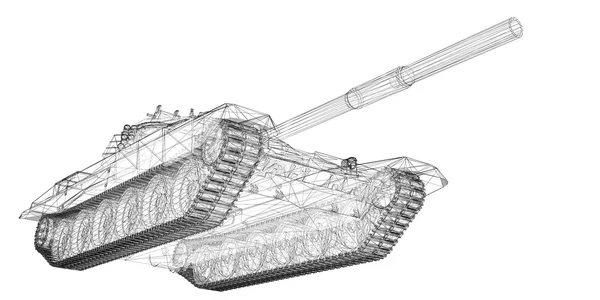 Tanque militar — Fotografia de Stock