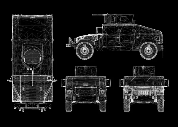 軍用車両 — ストック写真