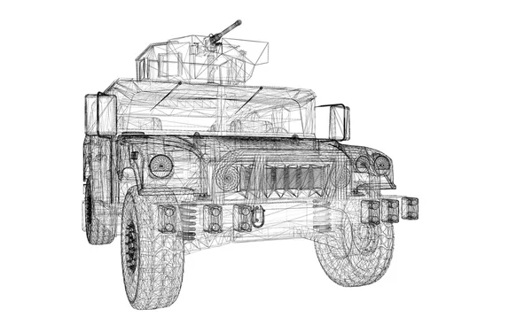 軍用車両 — ストック写真