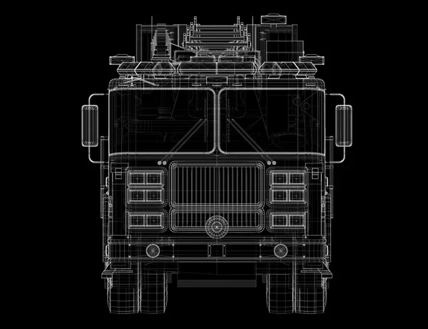 Motor de bomberos — Foto de Stock