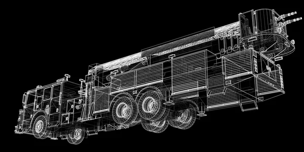 Пожарная машина — стоковое фото