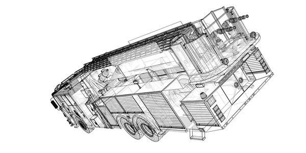 Пожарная машина — стоковое фото