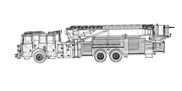 Пожарная машина — стоковое фото