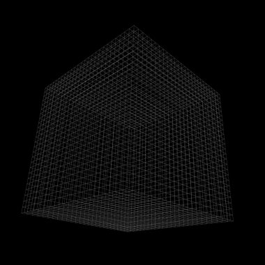 Geometrik şekiller küp