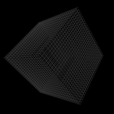 Geometrik şekiller küp