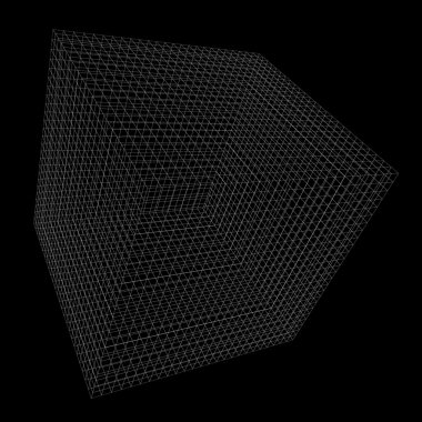 Geometrik şekiller küp