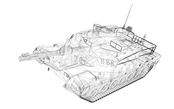 Czołg wojskowe — Zdjęcie stockowe