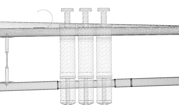 Tromba — Foto Stock