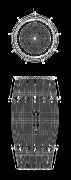 Bęben djembe Groove — Zdjęcie stockowe