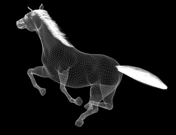 Cavallo in corsa — Foto Stock