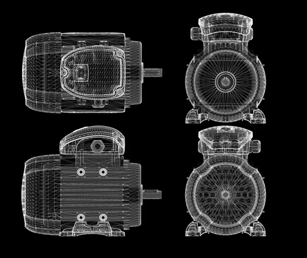 Elektrický motor — Stock fotografie