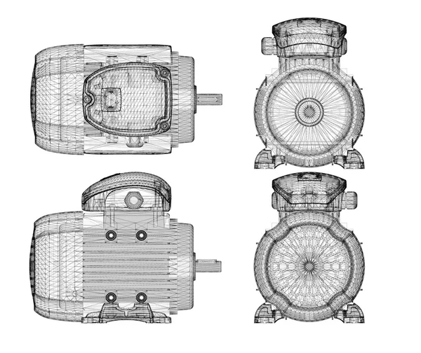 Elektrisk motor — Stockfoto