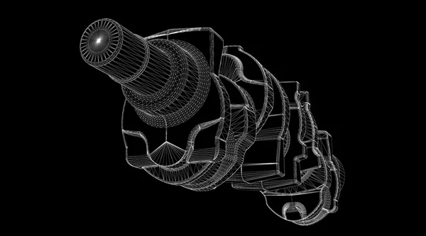 クランク シャフト — ストック写真