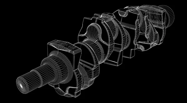 クランク シャフト — ストック写真