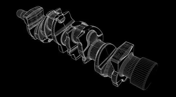 クランク シャフト — ストック写真
