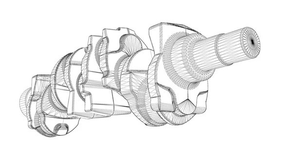 Crankshaft — Stock Photo, Image