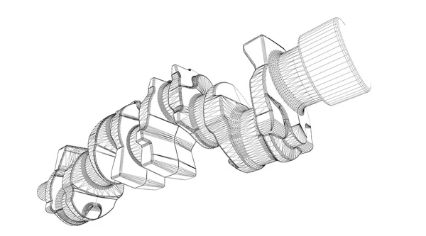 クランク シャフト — ストック写真