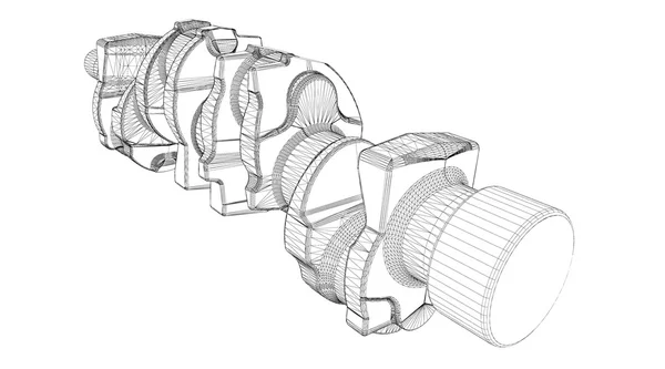 Crankshaft — Stock fotografie