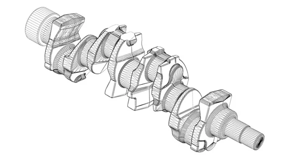 Crankshaft — Stock fotografie