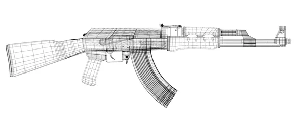 Automatisk pistol — Stockfoto