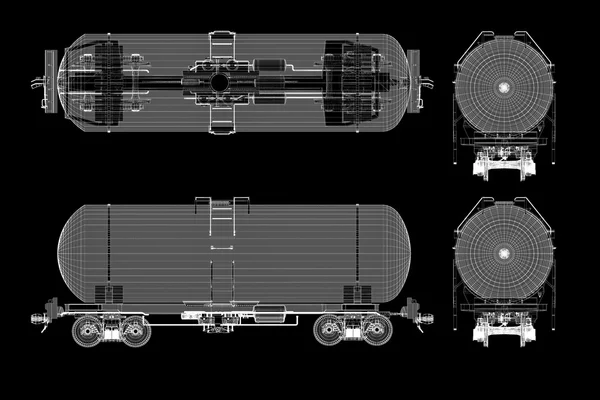 Tanques de tren — Foto de Stock