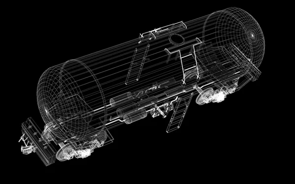 기차 탱크 — 스톡 사진