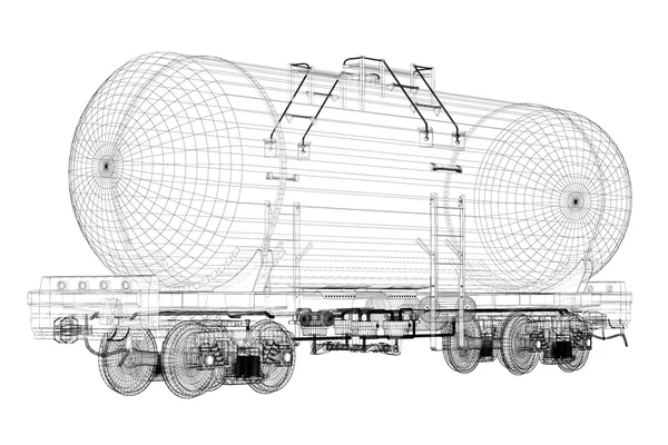 Serbatoi treno — Foto Stock