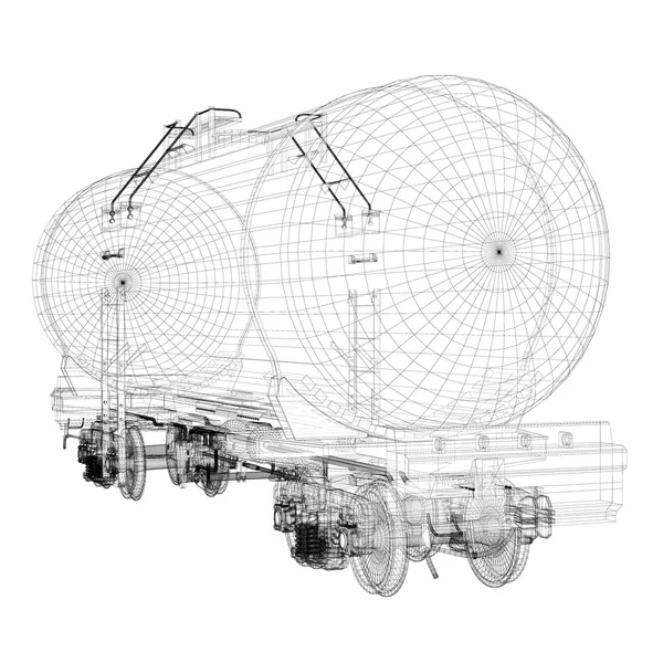 Serbatoi treno — Foto Stock