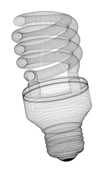 Lampada a risparmio energetico — Foto Stock