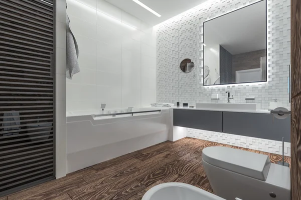 Diseño moderno de un cuarto de baño — Foto de Stock