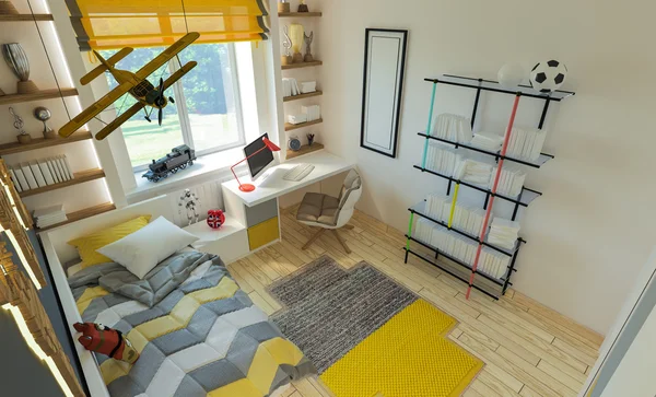 Interieur kinderslaapkamer — Stockfoto