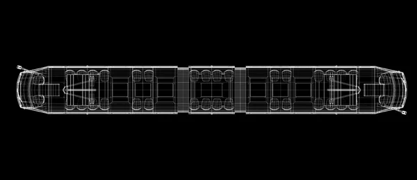 Tram-, tram-, tram — Stockfoto