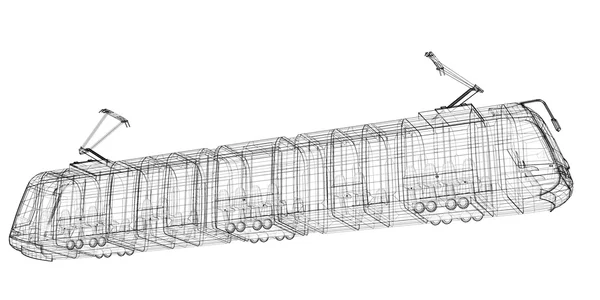 Tram, tram, tram — Foto Stock