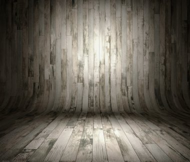 Ahşap paneller tarzı çatı