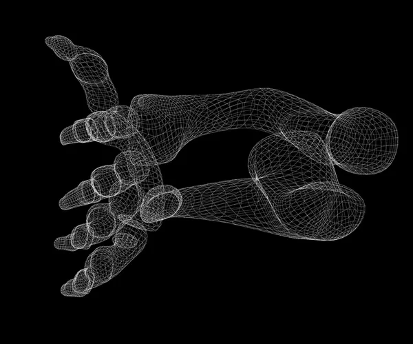 Скелет человеческой руки — стоковое фото