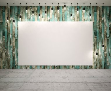 Poster room çatı katı tarzında