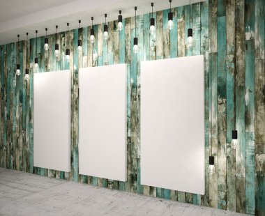 Poster room çatı katı tarzında