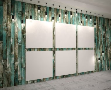 Poster room çatı katı tarzında